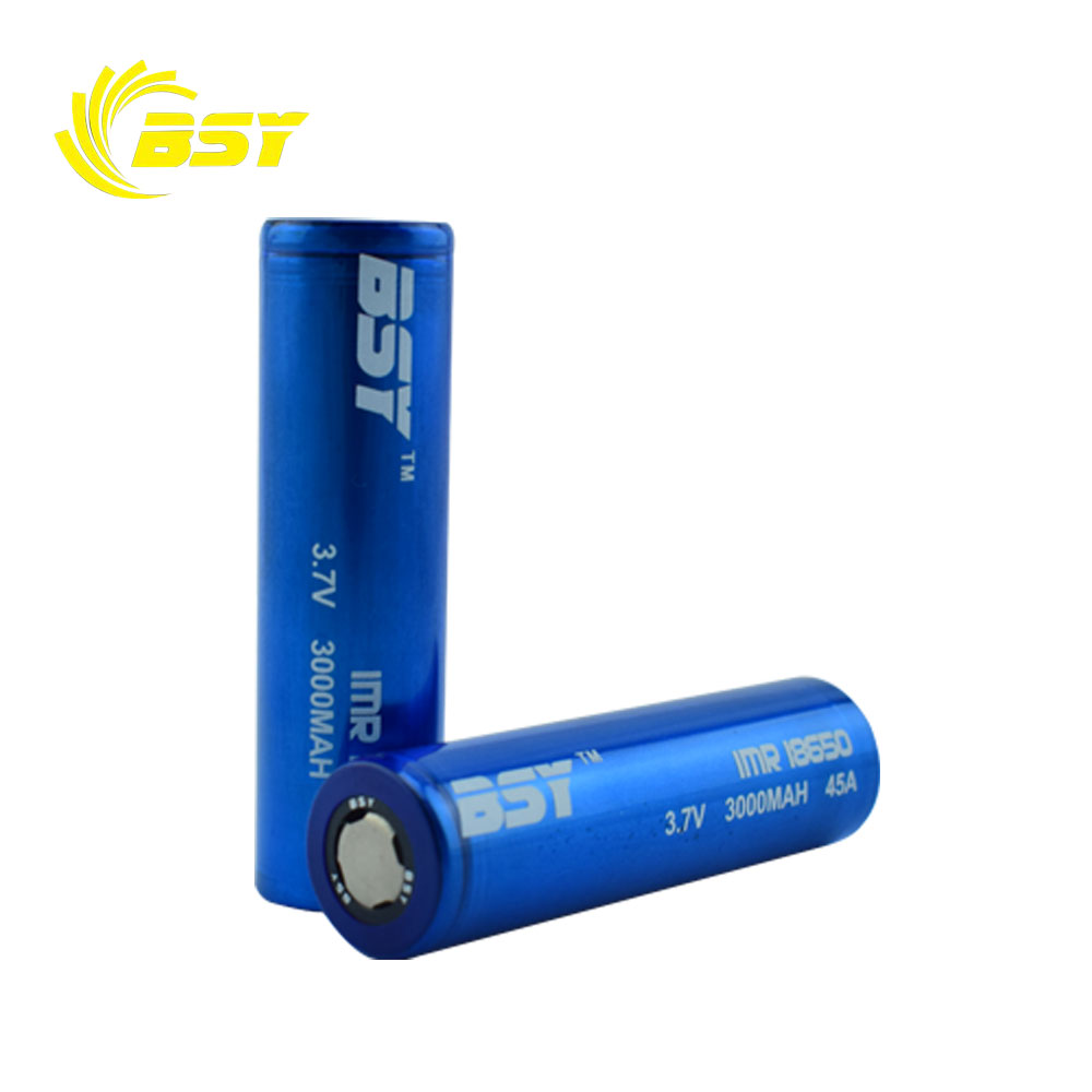BSY IMR 18650 3000 мАч 3,7 в аккумуляторная батарея для 500 Вт мод vape BSY 18650 электрическая сигарета батарея для бесплатных vape модов