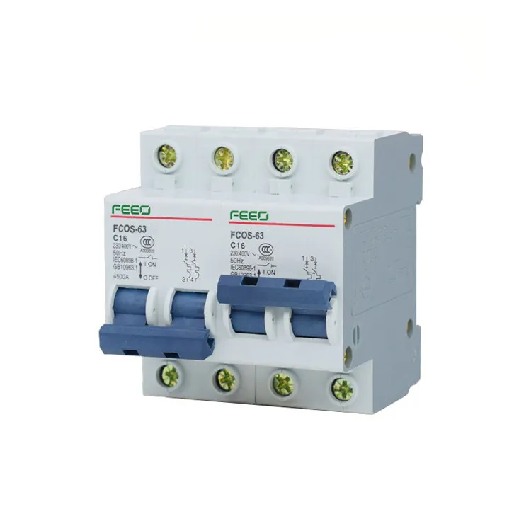1-125A AC230V/400V Dual power Manually Transfer Switch MTS Interlock Circuit Breaker