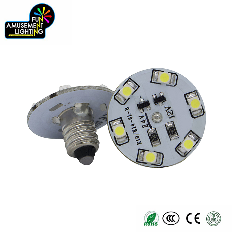 Хорошее качество, разноцветные водонепроницаемые 6 светодиодов E10 E14 SMD3528, фурнитура для развлечений Funfair