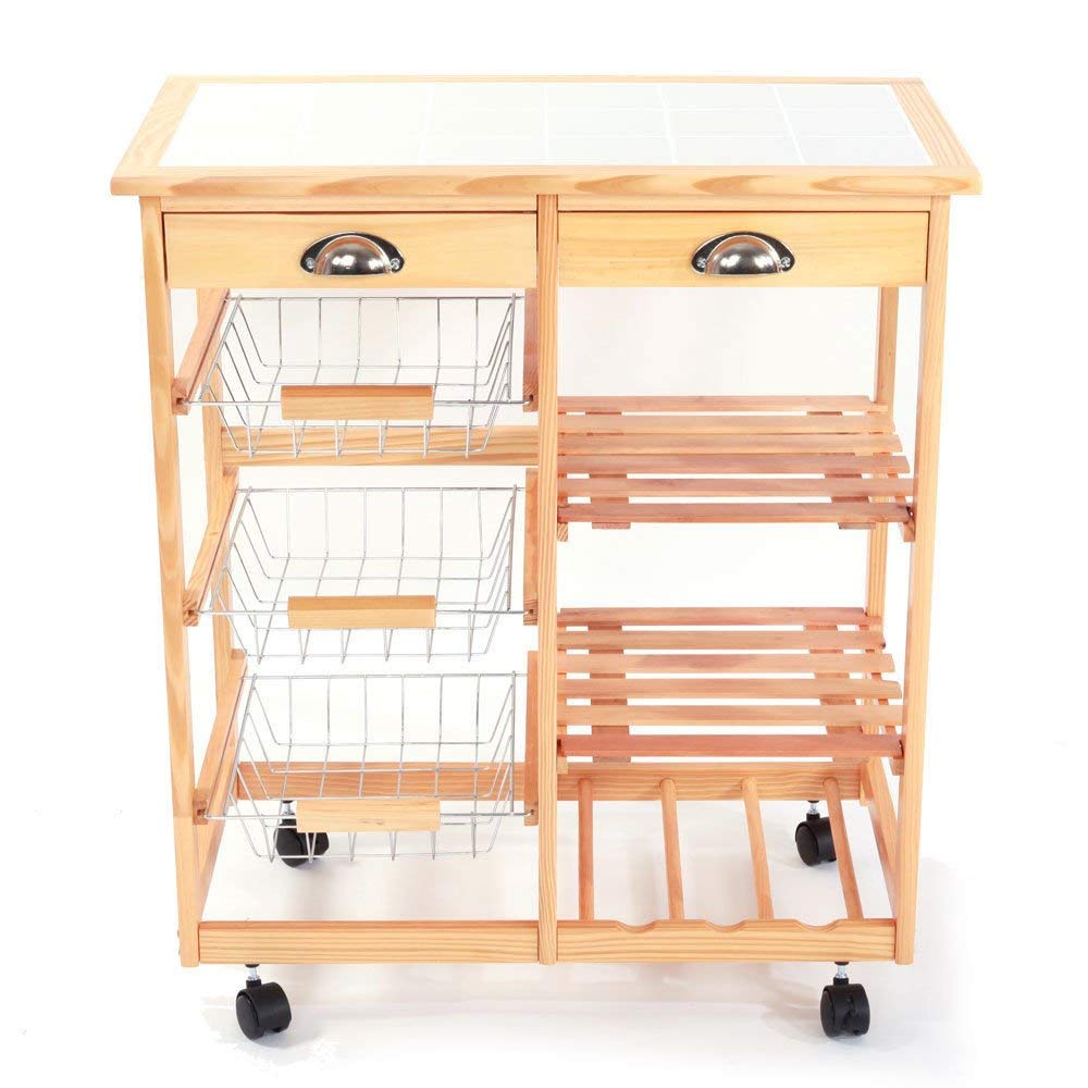 Factory direct sale high quality picking trolley mobile food liquor trolley