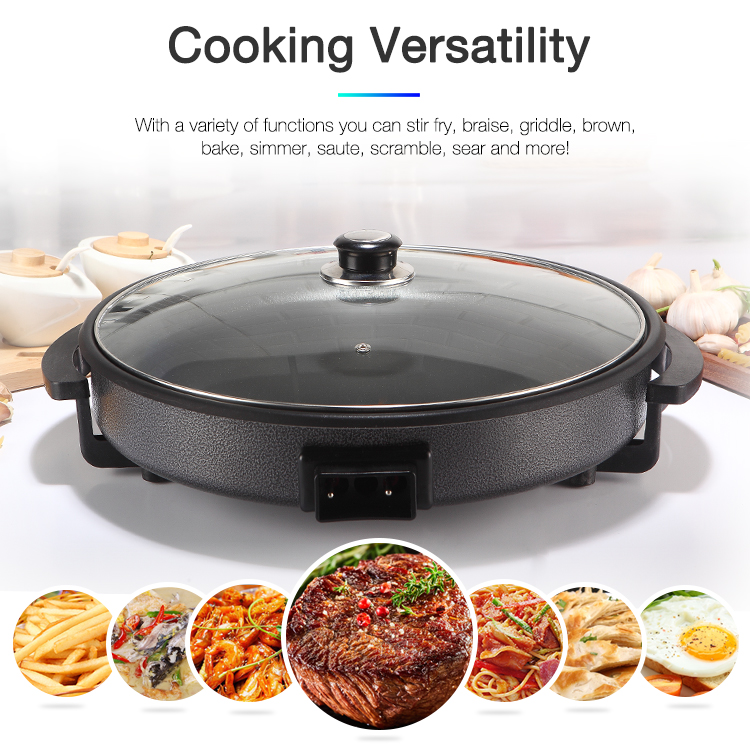 Новый! Многофункциональный Электрический сковорода с функцией hot pot