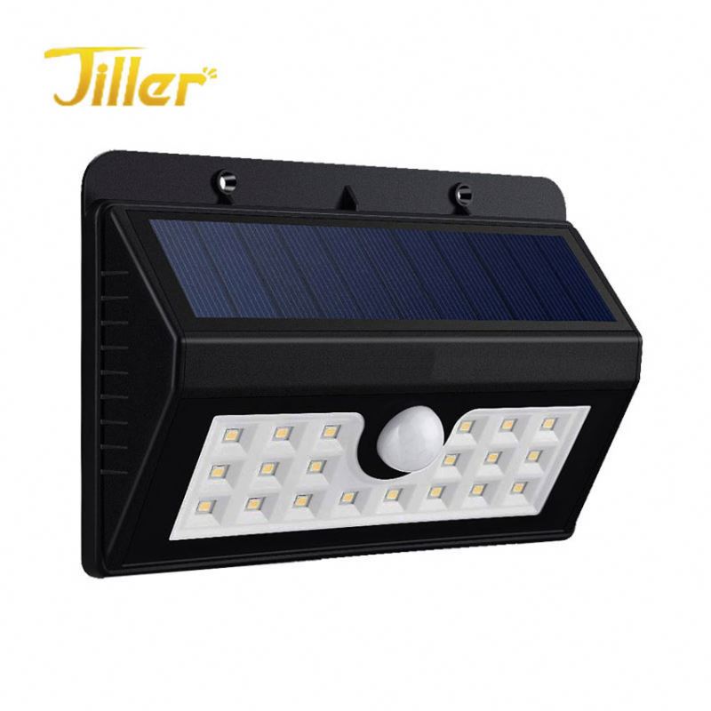 20LED солнечные панели датчик движения светильник напольный светильник стены батарейках светодиодные фонари