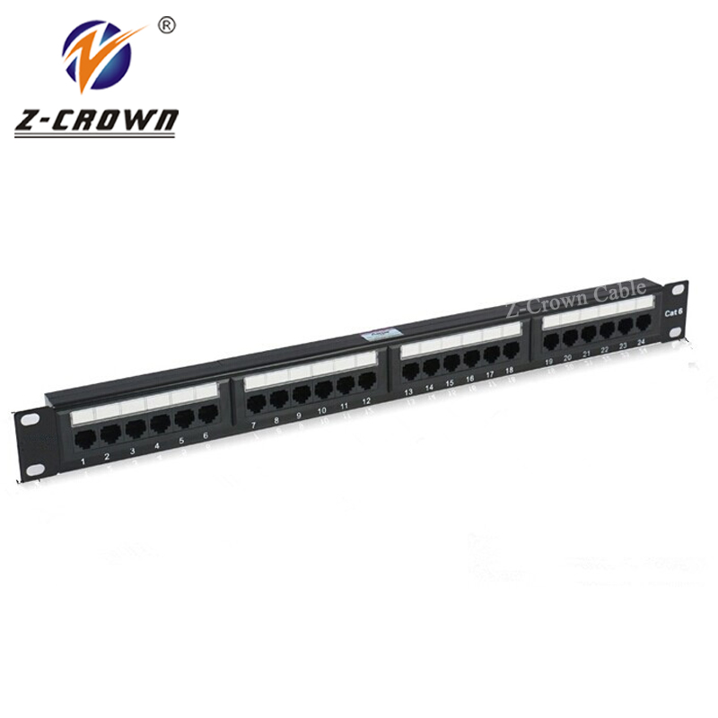 Оптовая продажа UTP RJ45 Cat5e патч-панель 24 порта
