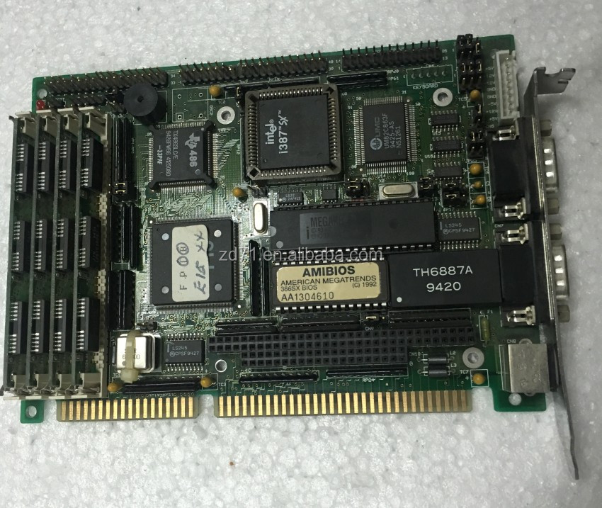 ASC386SX ASC486SLC ICH-386SX Промышленная материнская плата 100% тестирование работы