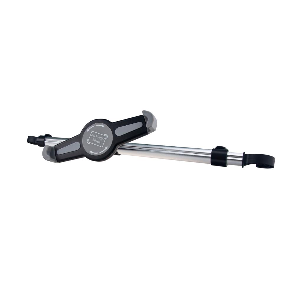 Universal Adjustable Aluminium Alloy Car Headrest Mount for Tablet PC