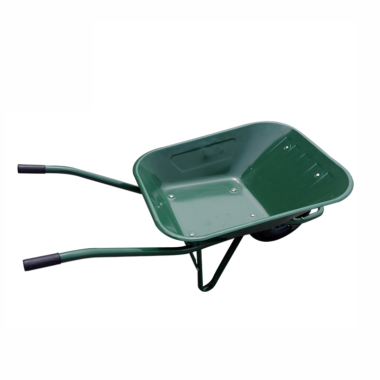 Modern environmental protection durable single wheel green garden car Garden building concrete heavy duty wheelbarrow for sale