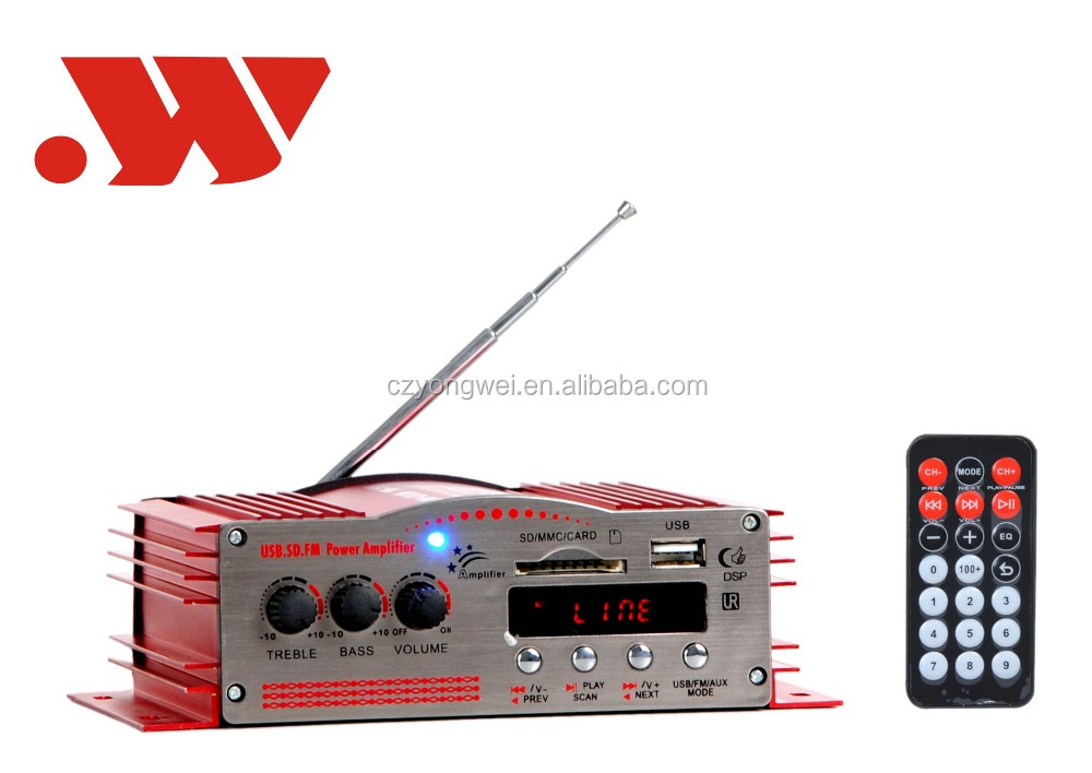 Автомобильный усилитель 12v 2 канала высокой мощности мини MP3 плеер