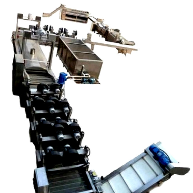 Semi Automatic High Quality Frozen French fries Production Line   Potato chips production line 100kg/h-300kg/h