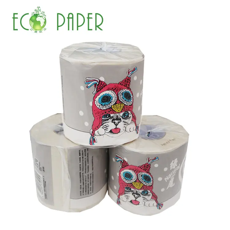 Import soft 3ply bamboo kids bulk toilet paper