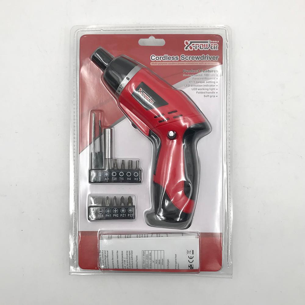 KCS615C-S13B 4,8 аккумуляторы Ni-Cd Ni батарея аккумуляторная электрическая отвертка с складной ручкой и мягкой накладкой