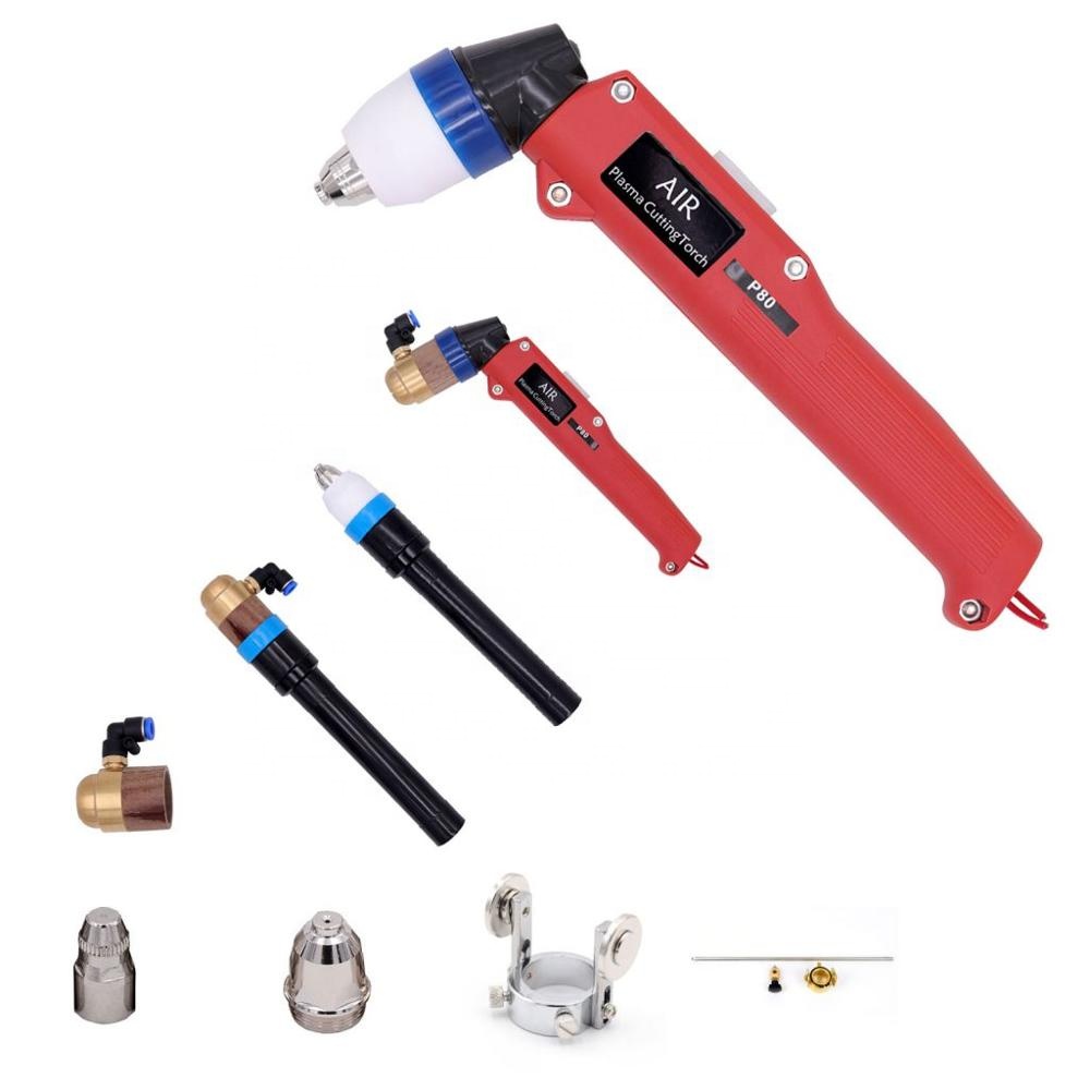 10pcs Hafnium Plasma Torch Consumables Cutting Machine Cutter P-80 P80 Nozzle Tip