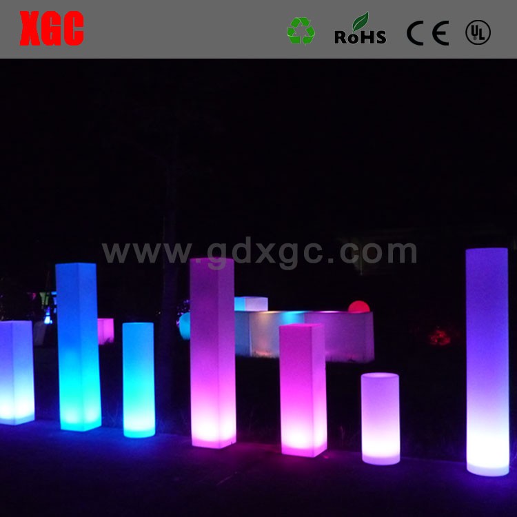 round columns, glow plastic wedding pillars columns for sale