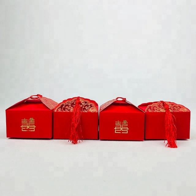 Высококачественная подарочная коробка для конфет с пескоструйной обработкой для свадьбы
