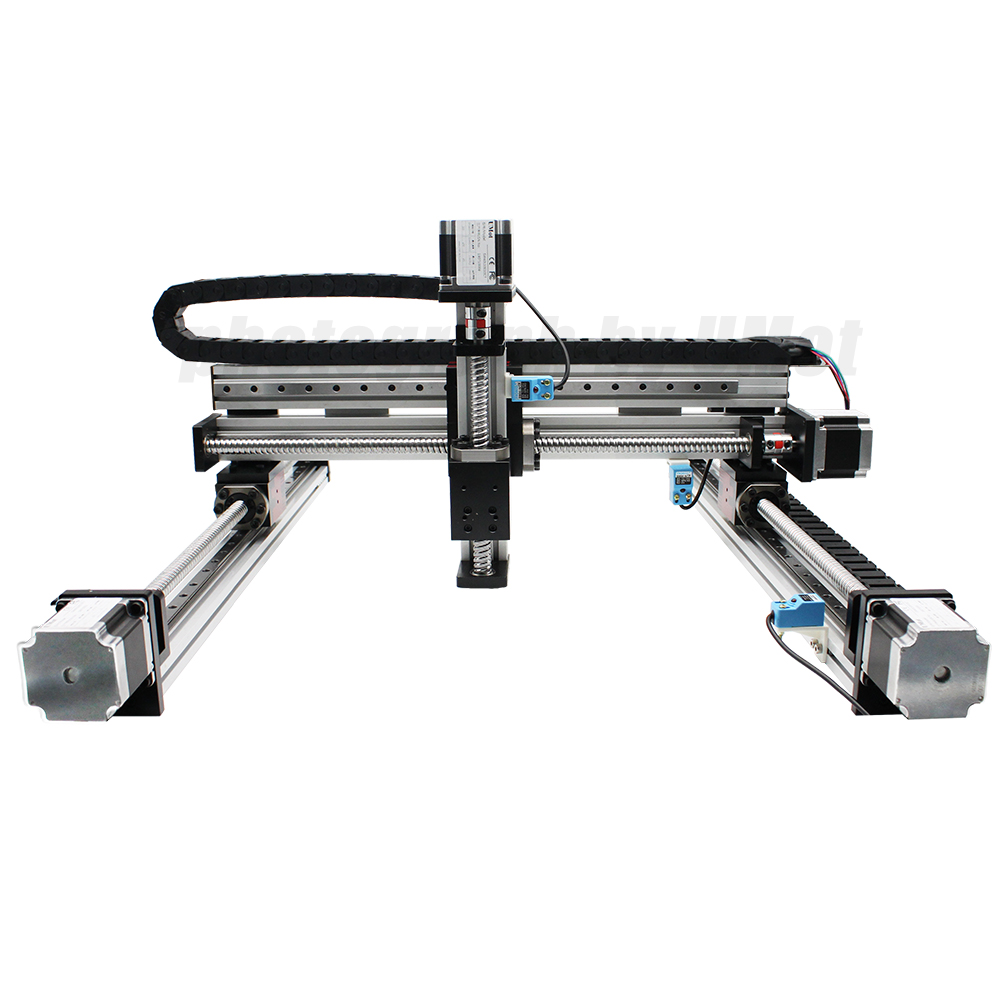 XYZ gantry robot линейная ступенька 50 мм-4000 мм настраиваемый шариковый винт линейная направляющая рельса для 3D-принтера CNC