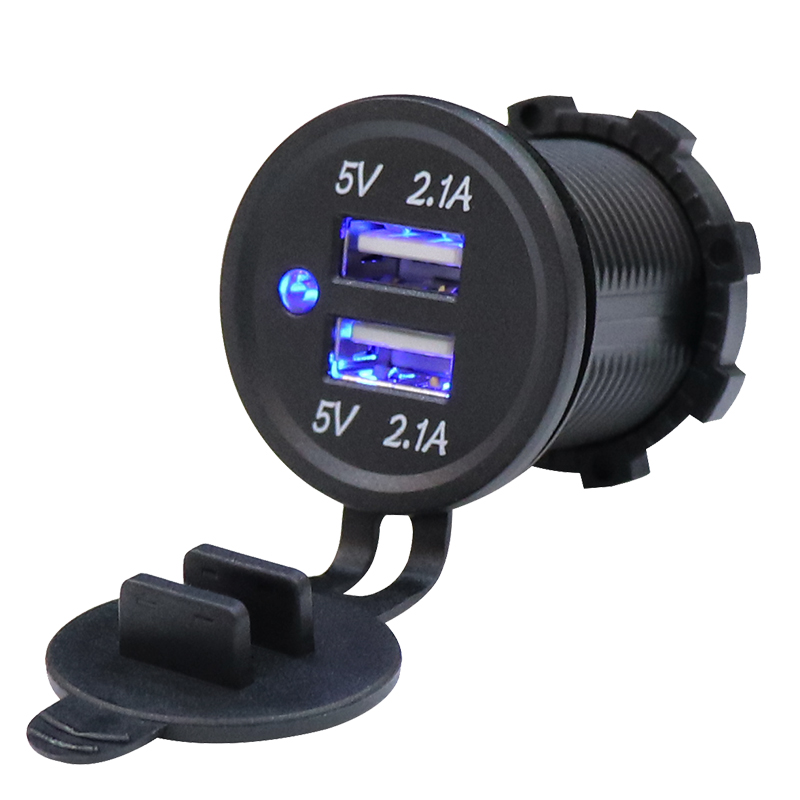 Рекламная цена, вход 12v 24v 4.2a USB Автомобильное зарядное устройство, адаптер питания