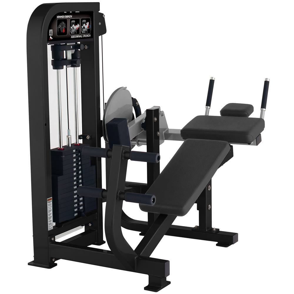 Заводская цена Pin-loaded Hammer Strength Selectorized Gym Equipment Сидящая Брюшная машина