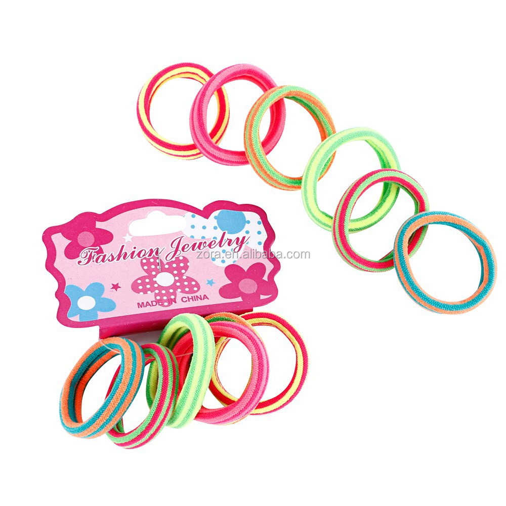 2015 fashion elastic hair bands for kids