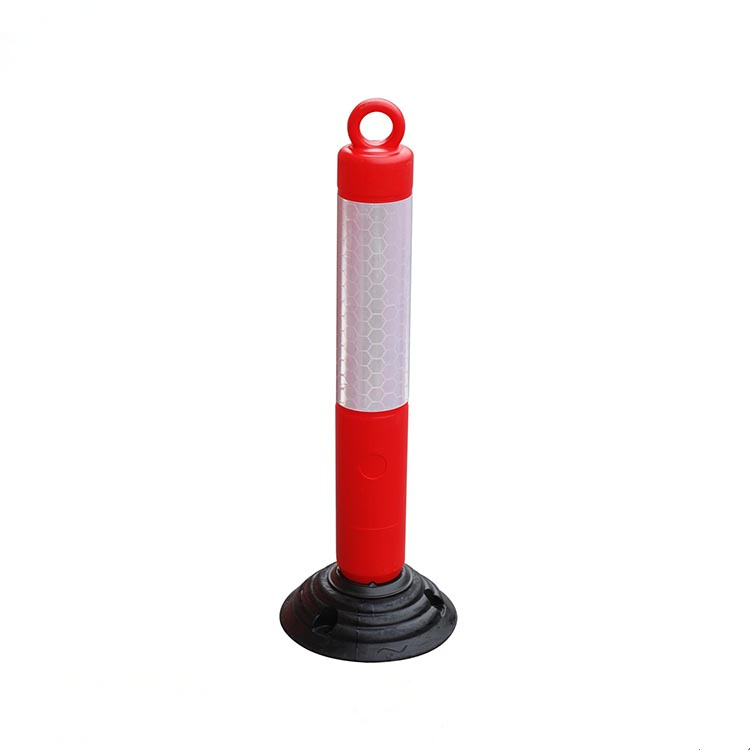 One Piece Construction Pe Flexible Plastic Bollards