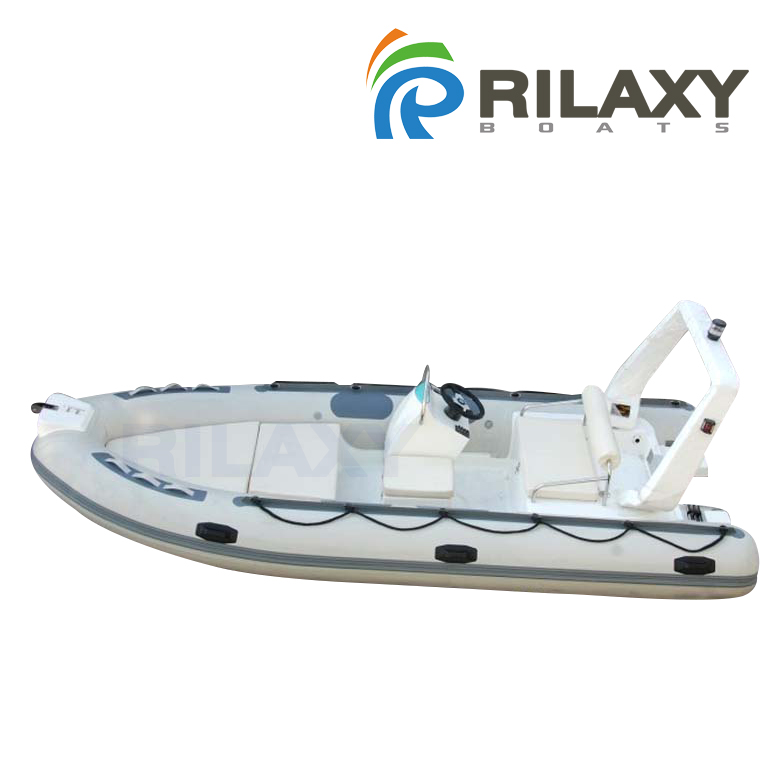 Жесткая надувная лодка Rilaxy, 16 футов, 4,8 м, из стекловолокна, с орковой гипалоновой тканевой трубкой, ребристая лодка RIB480D