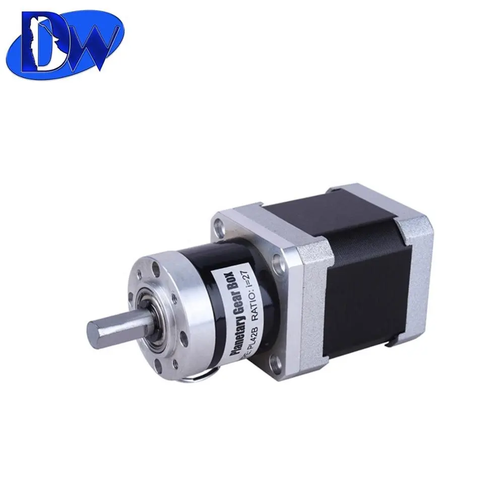 Reduction ratio 10:1 nema 17 stepper gear motor