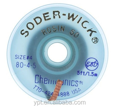 Синий фитиль для пайки SW16045, фитиль для пайки без очистки BGA, фитиль для пайки 2,8 мм