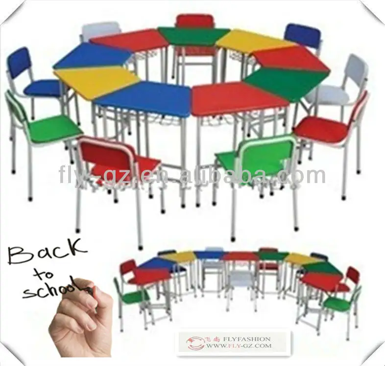 kindergarten student desk and chair nursery desk daycare furniture