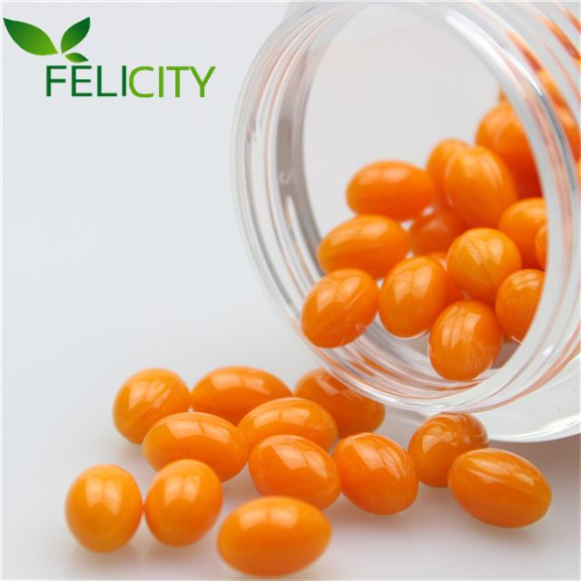 Gmp Certified Halal Seabuckthorn Fruit Oil Softgel Capsule Oem Private Label