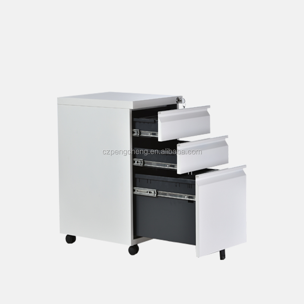 Hot Selling Amazon Office Furniture 3 Drawer Mobile Underdesk Cabinet Pedestal