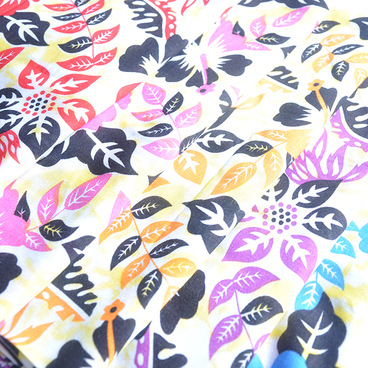Customized color printed 100% rayon bamboo viscose fabric