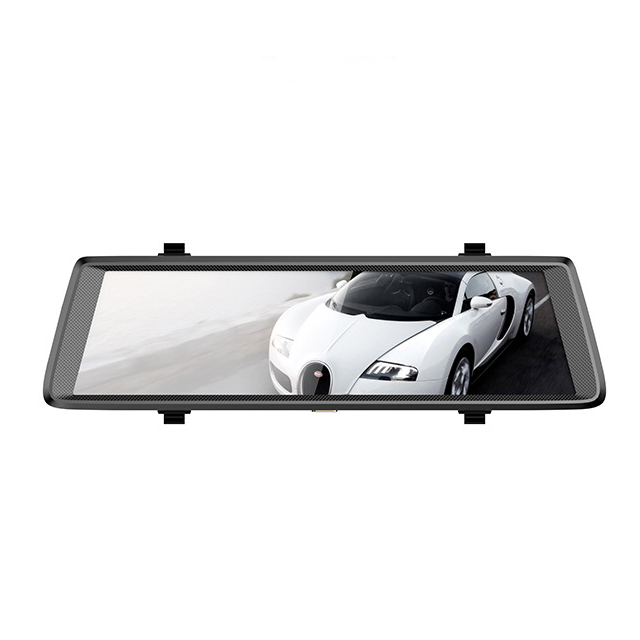 Новое поступление регистраторы 1080P зеркало 10 "Full HD Touch потоковое двойной объектив заднего вида ночное видение для видеорегистраторы автомобиля камера