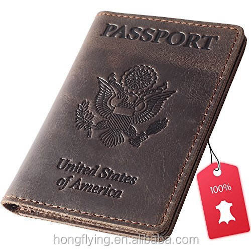 Кожаный держатель для паспорта Nappa, кошелек, чехол с RFID-защитой, дорожный кошелек