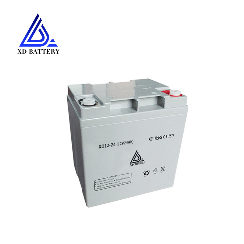 Customized cheap price high capacity deep cycle 12v 24ah 10hr battery