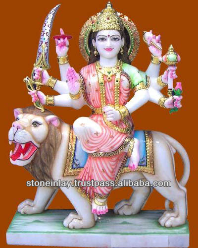 Индуистские мраморные статуи Maa Ambaji