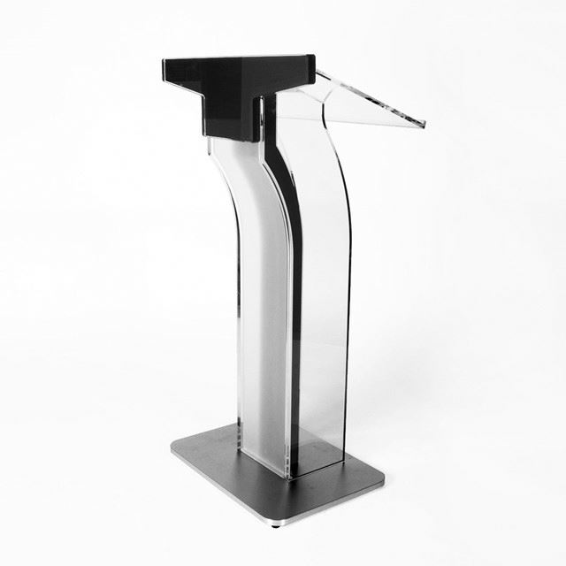 SL-30 Cheap Acrylic podium with cross in the front,Acrylic podium,church podium furniture