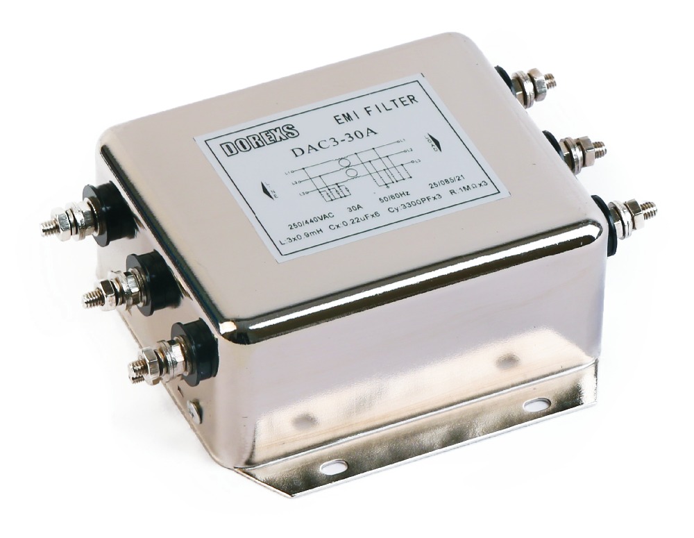 EMI line Three pahses DAC1 20A AC шумоподавляющий фильтр