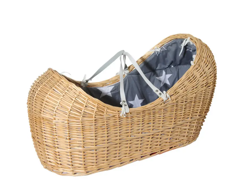 Popular 100% Handmade Wicker Baby Gift Basket/Wicker Basket Malaysia