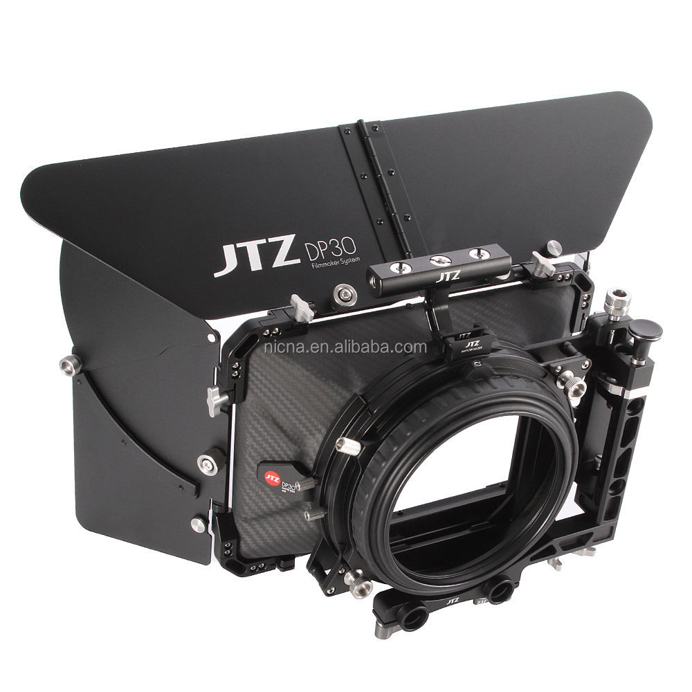 JTZ DP30 Cine углеродное волокно 4x4 "Матовая коробка 15 мм 19 мм для Sony ARRI RED CANON BMD