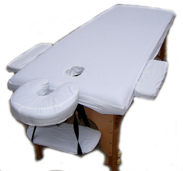 Cheap Wholesale White Massage Table White Bed Sheet