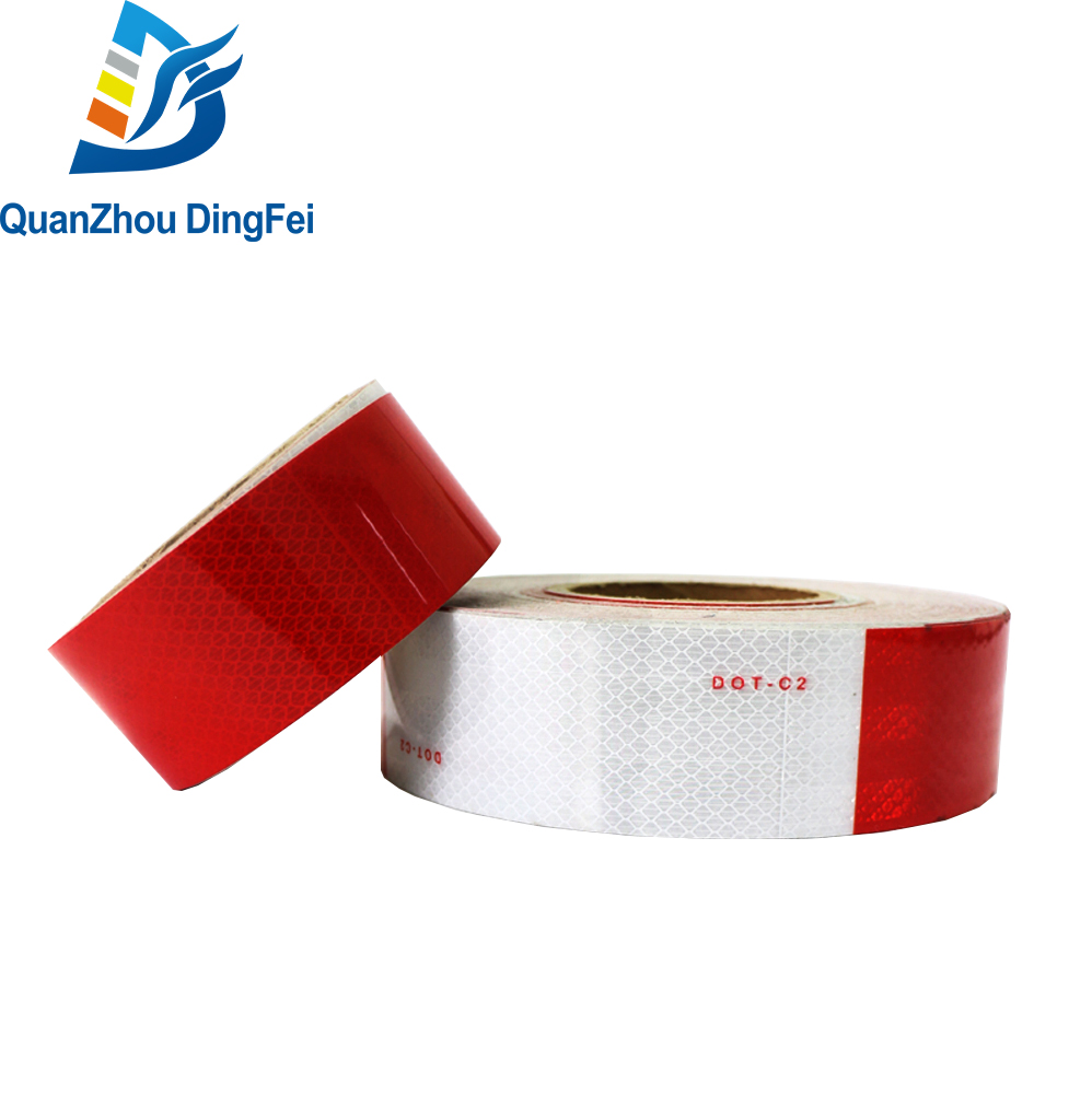 Custom Printed Dot C2 Road Waterproof Light Pvc Clear Ece 104 Infrared Reflective Tape Tap Conspicuity Tape For Vehicles
