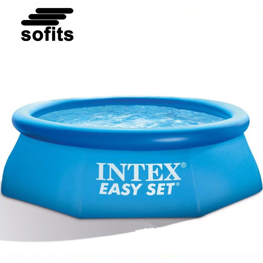 Intex 28110 8FT X 30IN надувные легко установить над землей бытовой бассейн
