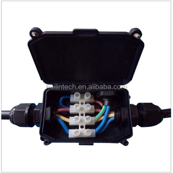 Black 923 294 series waterproof outdoor electrical junction box