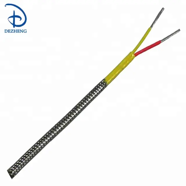 K type ss braided thermocouple compensating wire