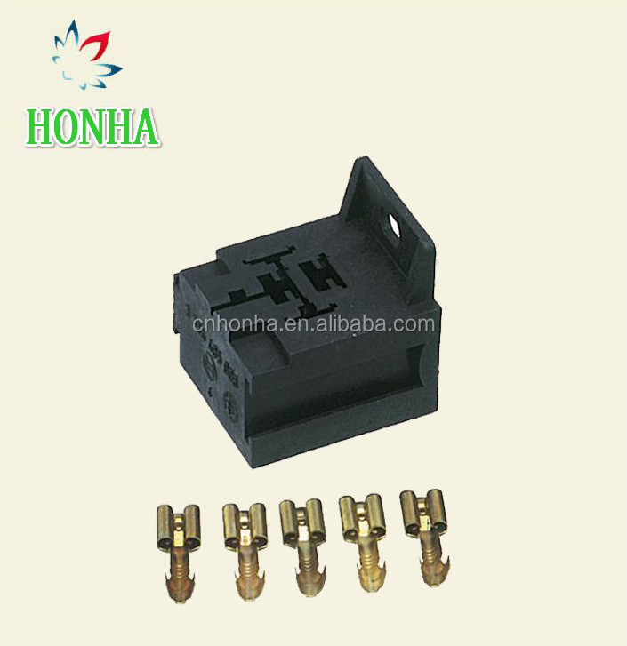 5PIN plug 3334485008 автомобильный реле база держатель с Монтажный кронштейн для 5 Pin Реле