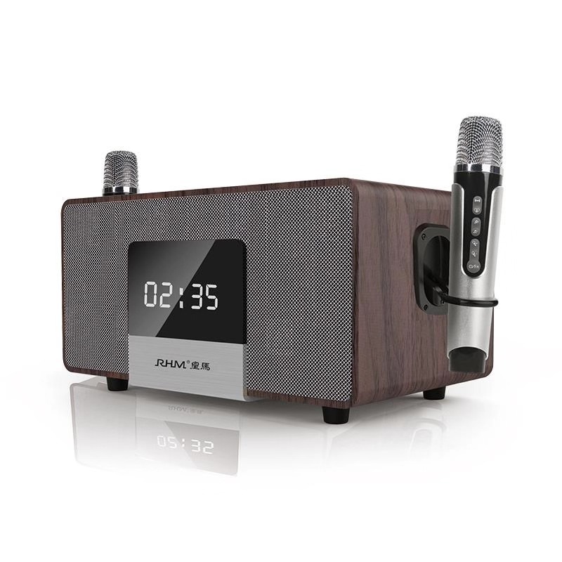 OEM K222 частная форма караоке Колонка AUX/ TF/USB/BT/Micro USB/COXIAL/2,4G беспроводной микрофон