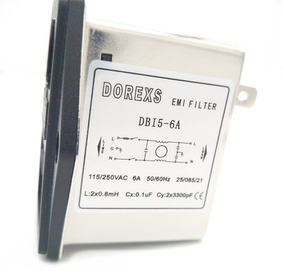 3A 6A 10A DI5 ICE emi filter with switch