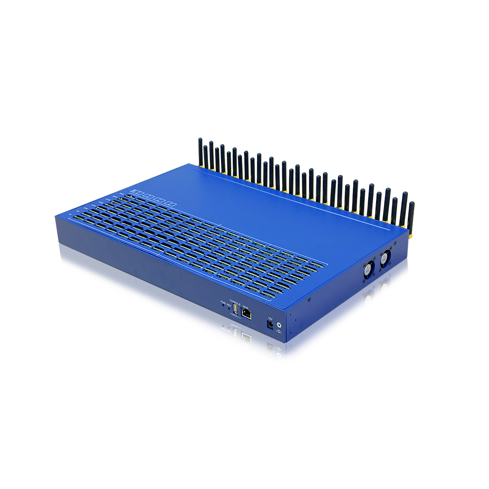 Высококачественный 32 порта Gsm Sk 32 канала 128 Sims Voip Gsm шлюз SK32-128