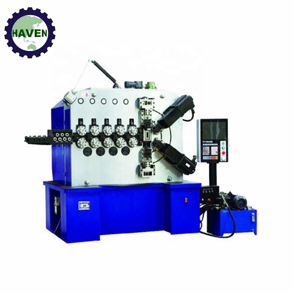 6 Axis CNC удлинительная Спринг свертываясь спиралью, для изготовления формовки машины Пряжка станок с ЧПУ-86100