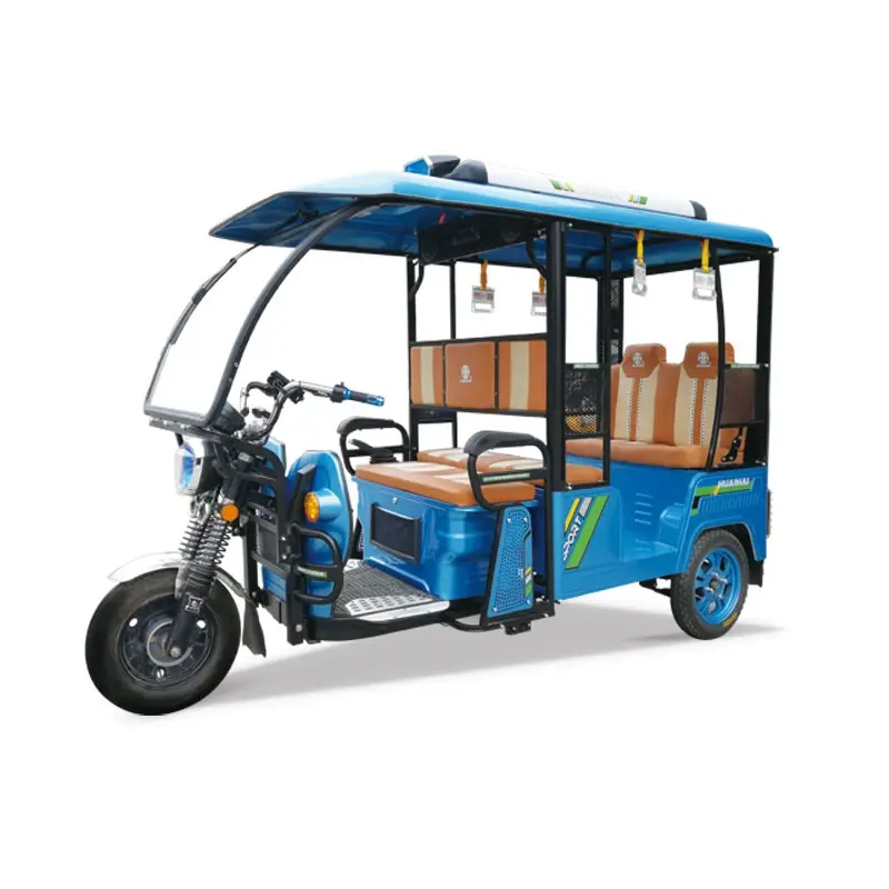 ICAT Approved 48V 1000W Jezza Electric E Rickshaw Taxi