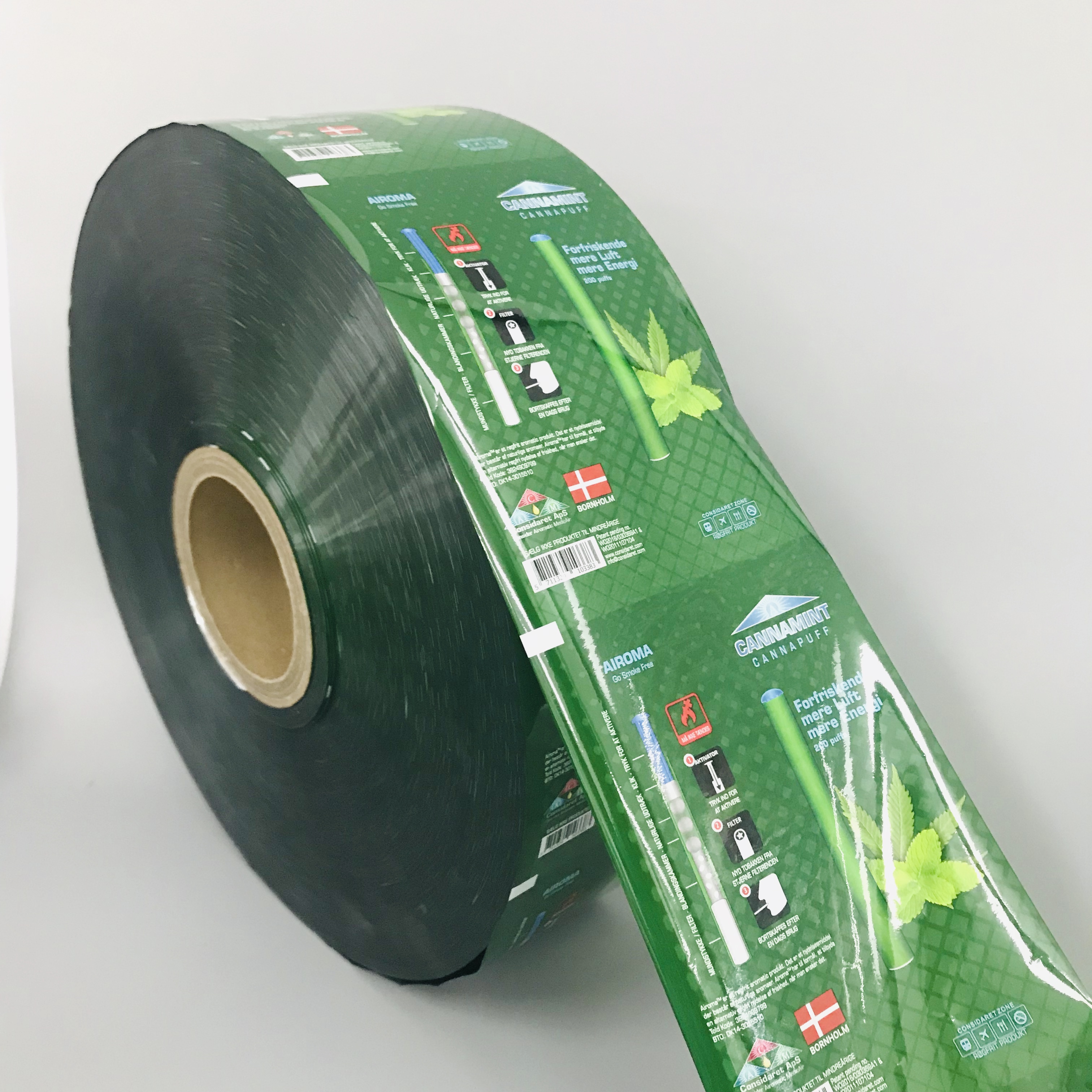 Поо Пользовательский логотип Печатный пищевой класс hdpe ОПП пластиковая Саше упаковочная пленка рулон