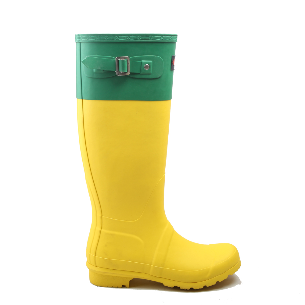 New Arrival Knee high women rain boots rubber boots wellington gumboots
